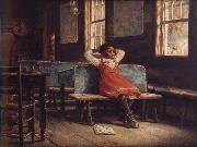 Edward lamson Henry Kept in France oil painting artist